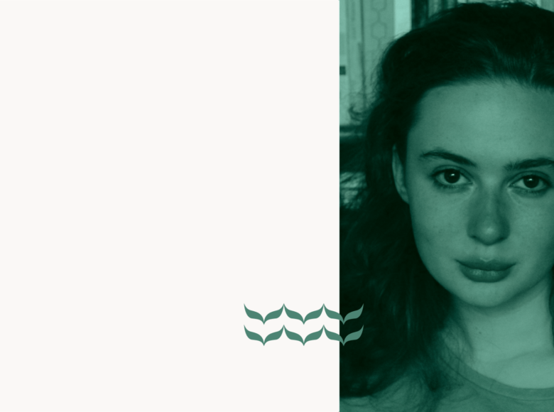 Na zdjęciu twarz młodej kobiety,